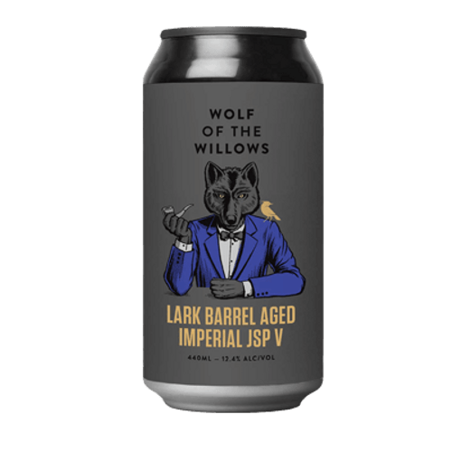 Wolf of the Willows Lark Barrel Aged Imperial JSP V 440ml Can