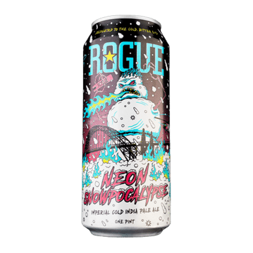 Rogue Neon Snowpocalypse Imperial Cold IPA 473ml Can