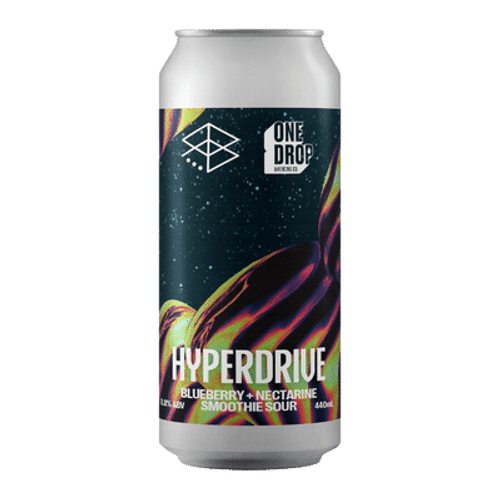 Range x One Drop Hyperdrive Blueberry + Nectarine Smoothie Sour 440ml Can