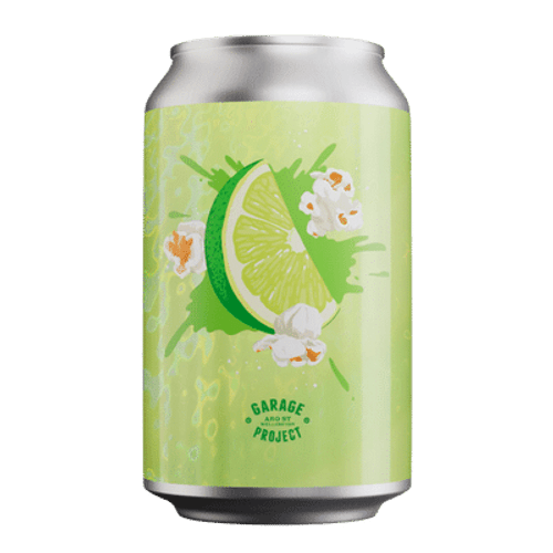 Garage Project Beyond the Pale 2023 Popper - Salted Popcorn, Wasabi & Lime Lager 330ml Can