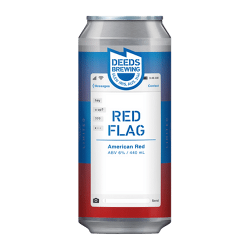 Deeds Red Flag American Red 440ml Can