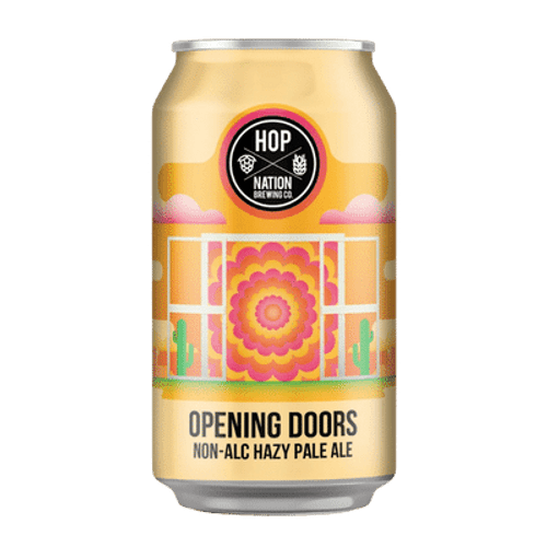 Hop Nation Opening Doors Non-Alc Hazy Pale Ale 375ml Can