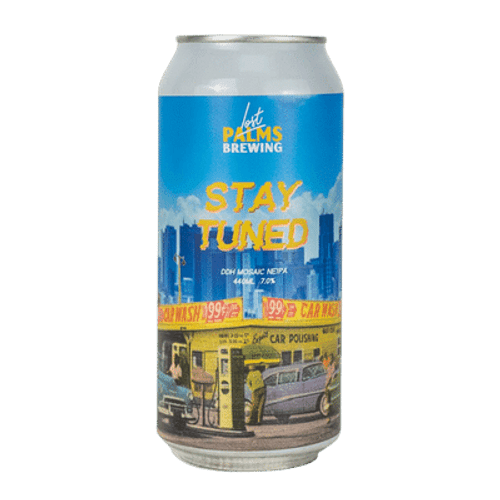 Lost Palms Stay Tuned DDH Mosaic NEIPA 440ml Can