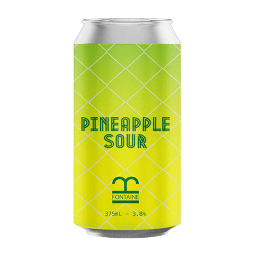 Fontaine Golden Cylinder Pineapple Sour 375ml Can