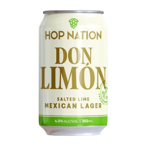 Hop Nation Don Limón Salted Lime Mexican Lager 355ml Can