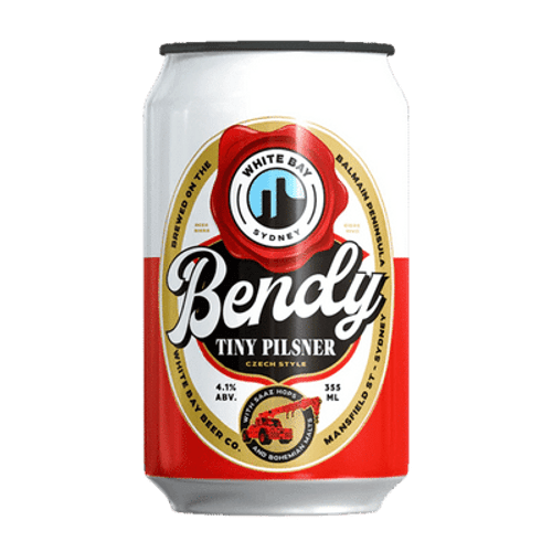 White Bay Bendy Tiny Pilsner 355ml Can