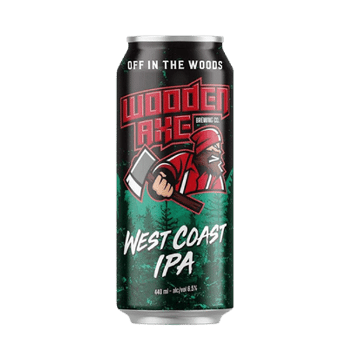 Wooden Axe Off In the Woods West Coast IPA 440ml Can