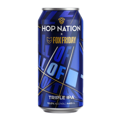 Hop Nation x Fox Friday All Of It Triple IPA 440ml Can