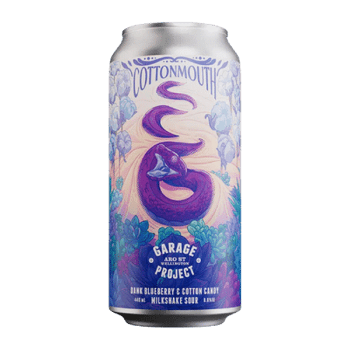 Garage Project Cottonmouth Dank Blueberry & Cotton Candy Milkshake Sour