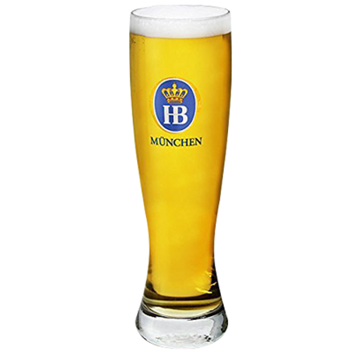 Hofbrau Munchen Wheat Beer Glass 300ml