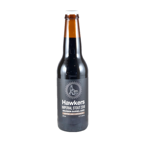 Hawkers Bourbon Barrel Aged Imperial Stout with Coffee & Cardamom 2018