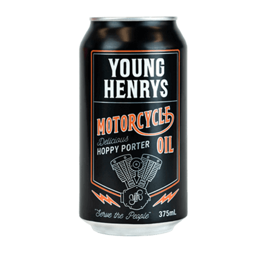 Young Henry's Motorcycle Oil Porter 375ml Can