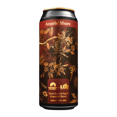 Mountain Culture x Karu Distillery Angels' Share Rum Barrel Aged Imperial Stout 500ml Can