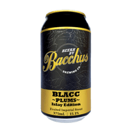 Bacchus BLACC ~PLUMS~ Islay Edition Fruited Imperial Stout 375ml Can