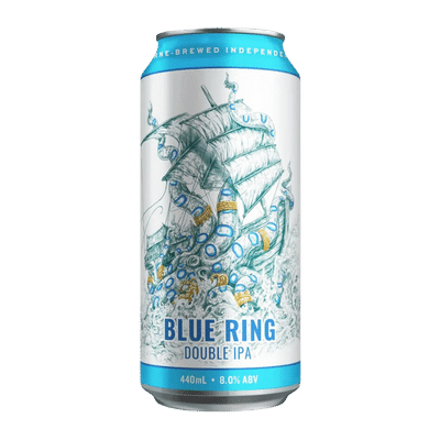 Hawkers x The Brewing Project Blue Ring IIPA 440ml Can
