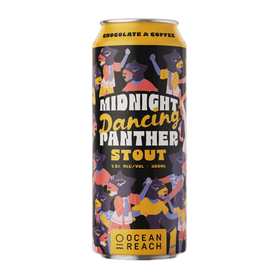 Ocean Reach Midnight Dancing Panther Stout 500ml Can