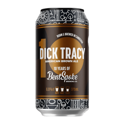 Bentspoke Dick Tracy American Brown Ale 375ml Can