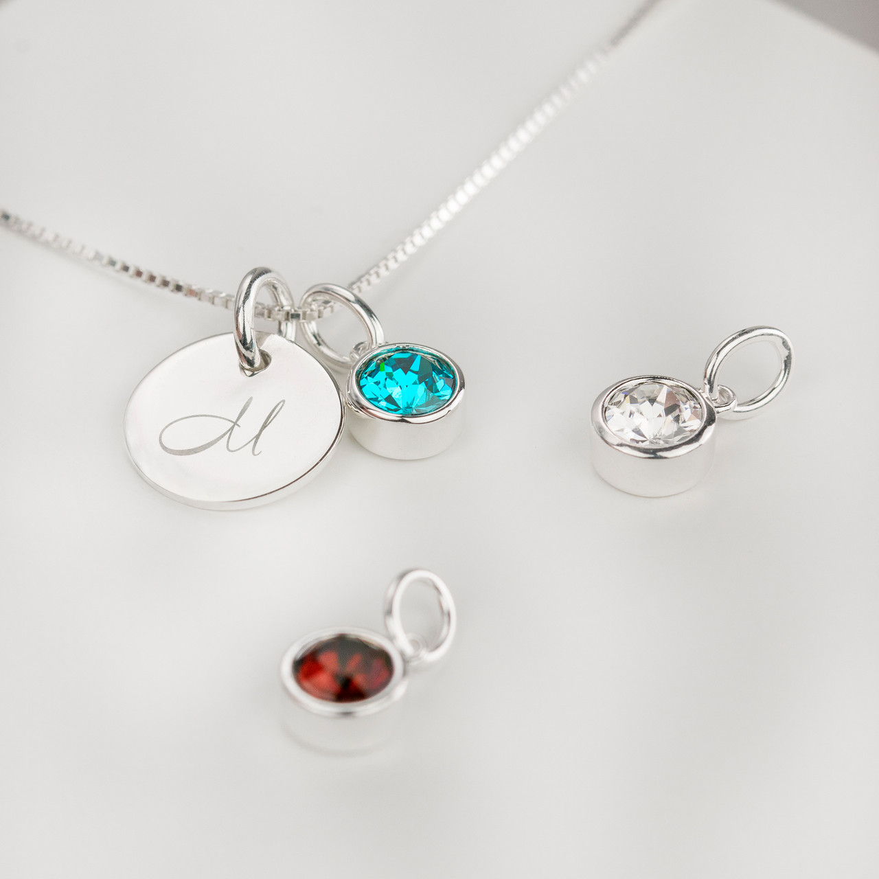 Colette Birthstone Initial Necklace – Brook & York