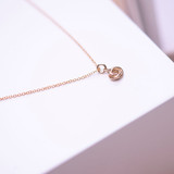 Tying the knot gold filled bridesmaid necklace