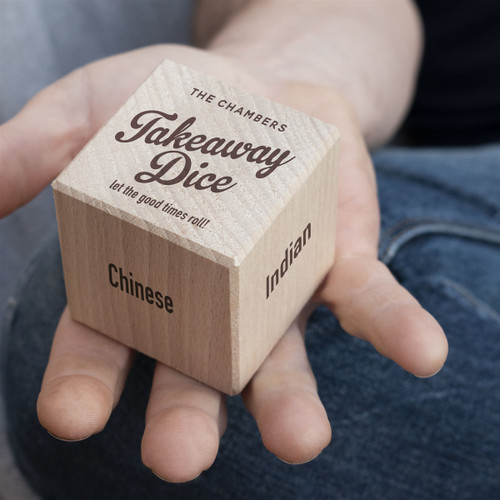 Personalised Take Away Dice