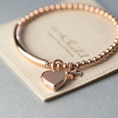 14K rose gold locket