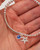 Sterling Silver Birthstone Star Bracelet