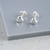 Teeny Tiny Sterling Silver Heart Earrings