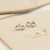 Infinity stud earrings in sterling silver 925