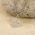 St Christopher on Ball Chain with Grey Enamel