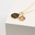 Engraved 12mm disc pendant