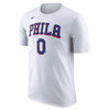 Philadelphia 76ers Tyrese Maxey White Player Tee