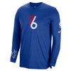 Philadelphia 76ers '22 City Edition Long Sleeve Warmup Tee