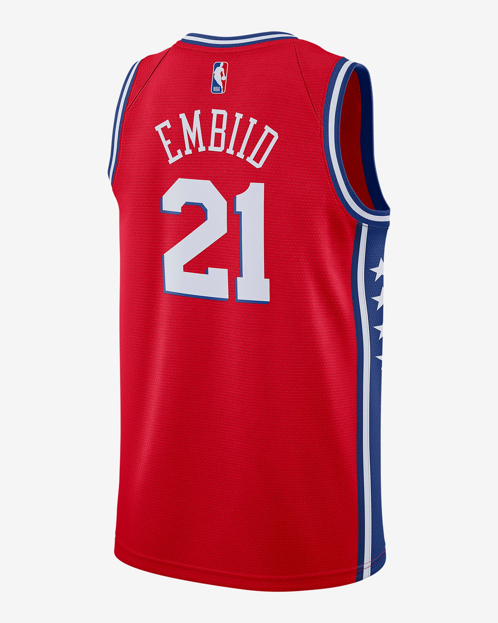 Youth Nike Joel Embiid White Philadelphia 76ers Swingman Jersey - Association Edition Size: Extra Large