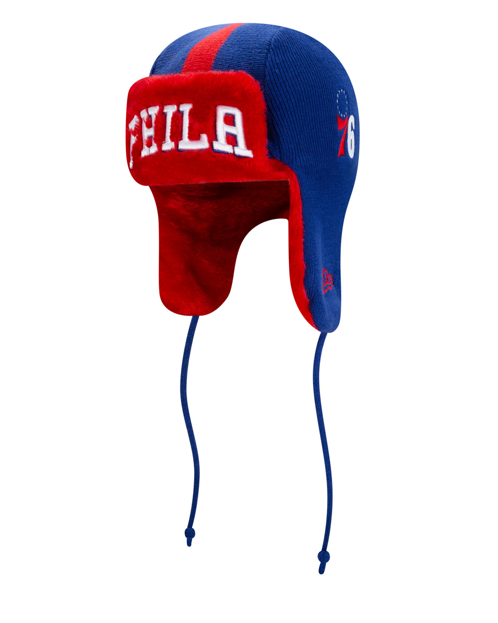 Philadelphia 76ers Helm Trapper Knit Beanie