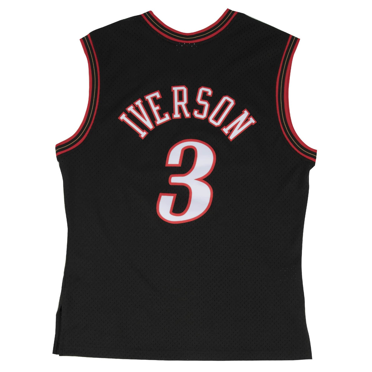 Iverson Sixers ユニフォーム XL ブラック Philadelphia 76ers Black Allen Iverson Jersey