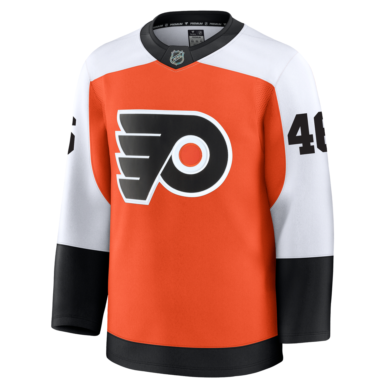 46 Philadelphia Flyers Trevor Zegras Premium Home Jersey