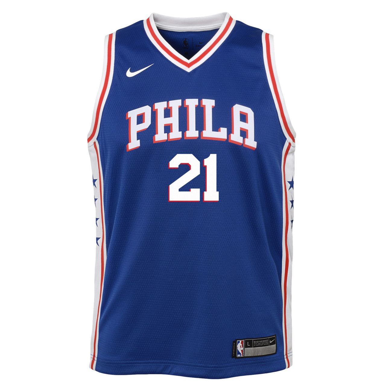PHILA EMBIID 21番 ユニフォーム Joel Embiid Philadelphia 76ers 2022-2023 NBA Game Worn Home