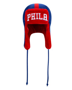 Philadelphia 76ers Helm Trapper Knit Beanie