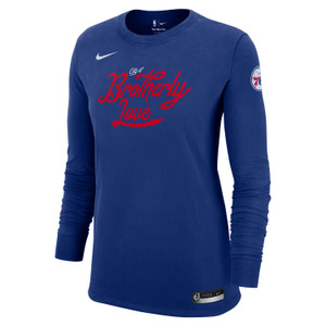 Philadelphia 76ers '22 City Edition Long Sleeve Repeat Tee