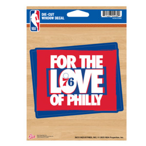 Philadelphia 76ers 2023 Playoff Mantra Decal Philadelphia 76ers 2023 Playoff Mantra Decal