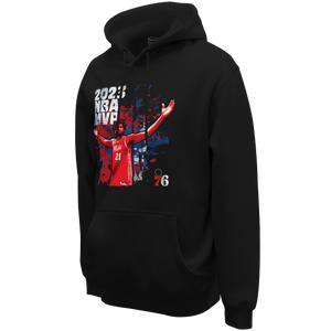 Philadelphia 76ers Joel Embiid MVP Pose Hood Philadelphia 76ers Joel Embiid MVP Pose Hood