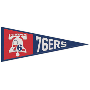 Philadelphia 76ers Embroidered Wool Pennant Philadelphia 76ers Embroidered Wool Pennant