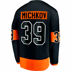 #39 PHILADELPHIA FLYERS MATVEI MICHKOV BLACK BREAKAWAY REPLICA JERSEY