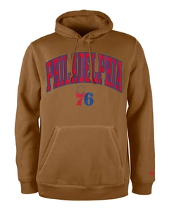 Philadelphia 76ers Tan Wordmark Hood