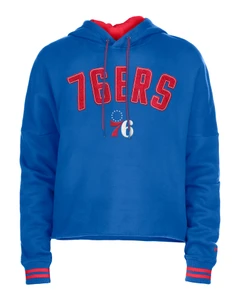 Philadelphia 76ers Women's Arched Wordmark Hood