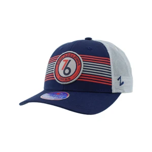 Philadelphia 76ers Navy Patch Trucker Hat