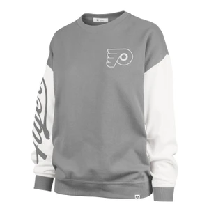 Philadelphia Flyers Women's Grey Script Sleeve Crew