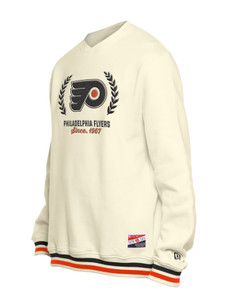 Philadelphia Flyers Crest Cream Crew Philadelphia Flyers Crest Cream Crew