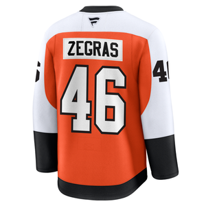Philadelphia Flyers Trevor Zegras Premium Home Jersey Philadelphia Flyers Trevor Zegras Premium Home Jersey