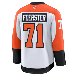 #71 Philadelphia Flyers Foerster White Premium Jersey #71 Philadelphia Flyers Foerster White Premium Jersey